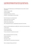 Lean Portfolio Management &lpar;LPM&rpar; Exam &lpar;Recent exam&rpar; Fully solved & updated 2026 Most COMPLETE &lpar;2026&rpar; &lpar;Latest Update 2026&rpar; UPDATE&excl;&excl;&NewLine;