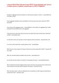 Concrete Batch Plant Operator Exam &lpar;FDOT&rpar; Exam Questions and Answers &lpar;Verified Answers&rpar; Updated &lpar;Actual Exam&rpar; LATEST VERSION&excl;&excl;&NewLine;