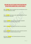 BICSI IN101 EXAM LATEST 2026&vert;2027 UPDATED QUESTIONS WITH &NewLine;DETAILED VERIFIED ANSWERS &lpar;100&percnt;&rpar; &vert; ALREADY GRADED A&plus;