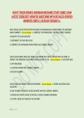 HEAVY TRUCK BRAKES MICHIGAN MECHANIC STUDY GUIDE EXAM &NewLine;LATEST 2026&vert;2027 UPDATED QUESTIONS WITH DETAILED VERIFIED &NewLine;ANSWERS &lpar;100&percnt;&rpar; &vert; ALREADY GRADED A&plus; 