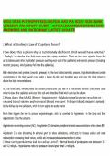 WGU D236 PATHOPHYSIOLOGY OA AND PA 2025-2026 BANK VERSION ANS STUDY GUIDE- ACTUAL EXAM QUESTIONS AND ANSWERS AND RATIONALE LATEST UPDATE&period;pdf&NewLine;&NewLine;