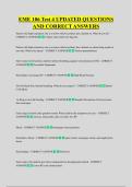 EME 106 Test 4 UPDATED QUESTIONS &NewLine;AND CORRECT ANSWERS
