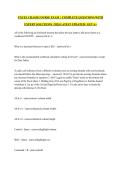 EXCEL CRASH COURSE EXAM  &vert; COMPLETE QUESTIONS WITH EXPERT SOLUTIONS &vert; 2026 LATEST UPDATED &vert; GET A&plus;