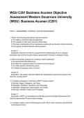 WGU C201 Business Acumen Objective Assessment Western Governors University &lpar;WGU&rpar; Business Acumen &lpar;C201&rpar;&period;pdf&NewLine;&NewLine;