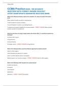 CCMA Practice EXAM &ndash;180 ACCURATE &NewLine;QUESTIONS WITH CORRECT ANSWER 2026&sol;2027 &NewLine;LATEST EXAM UPDATE GUARANTEE HIGH PASS MARK  