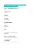 NBCE- Part 4 Clinical & Set-Ups Exam Study Guide Questions with Expert Solutions
