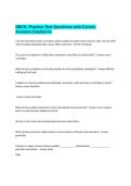 NBCE- PT Boards Exam Practice Questions with Certified Solutions