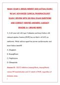NU 641 EXAM 3 TEST BANK 2025&sol;2026 &ndash; 200 REAL QUESTIONS & VERIFIED ANSWERS &vert; ADVANCED PHARMACOLOGY FOR NURSE PRACTITIONERS&NewLine;&NewLine;