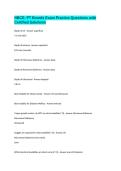 NBCE- Sample Questions Part 1&colon; Anatomy with Solved Solutions 