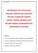 88M RED BOOK TEST ACTUAL EXAM 2026&sol;2027 &ndash; COMPLETE REAL QUESTIONS & VERIFIED ANSWERS &vert; GUARANTEED PASS&NewLine;&NewLine;