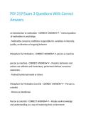 PSY 319 Exam 3 Questions With Correct Answers