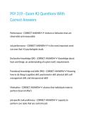 PSY 319 - Exam -2 Questions With Correct Answers