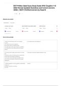 EMT Written State Exam Study Guide &lpar;PSI&rpar; Chapters 1-41 2026 Newest Updated Questions and Correct Answers &lpar;2026 &sol; 2027&rpar; &lpar;Verified Answers by Expert&rpar;