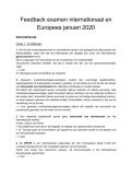 Examenvragen met feedback Europees en Internationaal Recht 