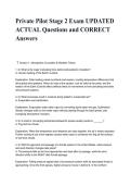 Private Pilot Stage 2 Exam UPDATED ACTUAL Questions and CORRECT Answers&period;pdf&NewLine;&NewLine;