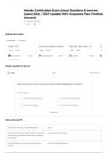 Mendix Certification Exam Actual Questions & Answers &lpar;Latest 2026 &sol; 2027 Update&rpar; 100&percnt; Guarantee Pass &lpar;Verified Answers&rpar;