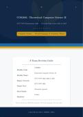 COS2601 Exam Revision OCT&sol;NOV 2026 Questions & Answers Past Papers 2026 &vert;Theoretical Computer Science II&vert;