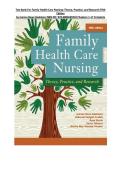 Test Bank For Family Health Care Nursing&colon; Theory&comma; Practice&comma; and Research Fifth Edition&NewLine;by Joanna Rowe Kaakinen ISBN NO&colon; 978-0803639218 Chapters 1-17 Complete