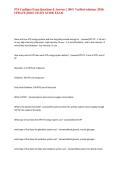 PTS Canfitpro Exam Questions & Answers &vert; 100&percnt; Verified solutions &lpar;2026&rpar; UPDATE &vert;2026&excl;&excl; STUDY GUIDE EXAM&NewLine;