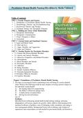 Test Bank for Psychiatric Mental Health Nursing 8th Edition by Sheila Videbeck &vert; Complete Chapters &vert; NCLEX Questions & Rationales