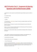 ASE T5 Practice Test 2 &ndash; Suspension & Steering Questions with Verified Answers &lpar;2026 Exam Prep&rpar;