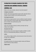 FOUNDATION OF NURSING CHAMPION TEST WITH &NewLine;QUESTIONS AND ANSWERS UPDATED &vert;VERIFIED &NewLine;ANSWERS 100&percnt; 