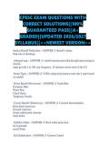 CPESC EXAM QUESTIONS WITH &NewLine;CORRECT SOLUTIONS&vert;&vert;100&percnt; &NewLine;GUARANTEED PASS&vert;&vert;A&plus; &NewLine;GRADED&vert;&vert;UPDATED 2026&sol;2027 &NewLine;SYLLABUS&vert;&vert;<<NEWEST VERSION>>