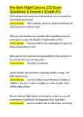 Pre-Solo Flight Cessna 172 Exam Questions & Answers &lpar;Grade A&plus;&rpar;&period;docx&NewLine;&NewLine;