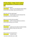 Private Stage 1 Stage check Auburn Exam Questions & Answers &lpar;Grade A&plus;&rpar;&period;docx&NewLine;&NewLine;
