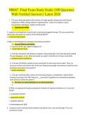 NR667 Final Exam Study Guide &lpar;300 Questions With Verified Answers&rpar; Latest 2026