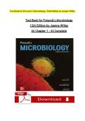 Test Bank for Prescott's Microbiology&comma; 12th Edition by Joanne Willey 