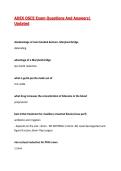 ADEX OSCE Exam Questions And Answers&vert; 2026&sol;27 Updated