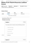 MODULE 4&colon; Exam - Requires Respondus LockDown Browser -  BIOD 152 ANATOMY AND PHYSIOLOGY II 