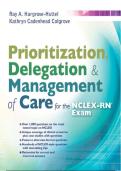PRIORITIZATION DELEGATION AND ASSIGNMENT 4TH EDITION LACHARITY TEST BANK 9780323498289&NewLine;