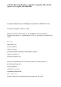 AAB Basic Knowledge Test Exam comprehensive questions fully solved & updated &lpar;Latest Update 2026&rpar; UPDATE&excl;&excl;&NewLine;