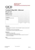 2025 OCR AS Level Latin H043-02 Literature Verified Question Paper With Marking Scheme Attached 2025&sol; 2026