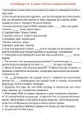 IUPUI Biology K101 Dr&period; Marrs Final Exam Questions and Answers &NewLine;