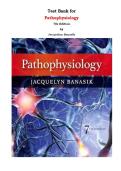 Test Bank -  Pathophysiology 7th Edition by Jacquelyn Banasik Chapter &vert; Chapter 1 &ndash; 54&comma; Latest Edition&vert;&NewLine;&NewLine;