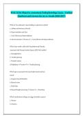 WGU D236 Objective Assessment Pathophysiology Exam &ndash; Verified Questions and Answers for an A&plus; Grade &lpar;2026&sol;2027&rpar;