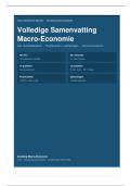 Samenvatting Macro-Economie &vert; VUB TEW&sol;HI &vert; 2025&sol;26 &vert; H00 - H15 &vert; Proefexamen &plus; Oplossingen