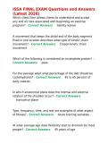 ISSA FINAL EXAM Questions ad Answers &lpar;Latest 2026&rpar;