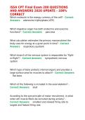 ISSA CPT Final Exam 200 QUESTIONS AND ANSWERS 2026 UPDATE - 100- CORRECT