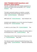 ISSA TRAINER EXAM Questions and Answers 2026 Update