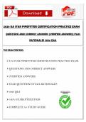 2026 UA STAR PIPEFITTER CERTIFICATION PRACTICE EXAM QUESTIONS AND CORRECT ANSWERS &lpar;VERIFIED ANSWERS&rpar; PLUS RATIONALES 2026 Q&A