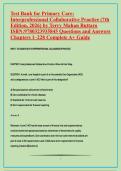 Test Bank for Primary Care&colon; Interprofessional Collaborative Practice &lpar;7th Edition&comma; 2026&rpar; by Terry Mahan Buttaro ISBN&colon;9780323935845 Questions and Answers Chapters 1&ndash;228 Complete A&plus; Guide