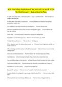 NISP Fire Safety Professional Test with all Correct & 100&percnt; Verified Answers &vert;Guaranteed to Pass