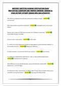 INPATIENT OBSTETRIC NURSING CERTIFICATION EXAM PREP&vert;ACTUAL QUESTIONS AND VERIFIED ANSWERS &vert;GRADED A&plus; &vert;PASS ON FIRST ATTEMPT&vert;BRAND NEW 2026 UPDATE&excl;&excl;&excl;&excl;&excl;