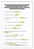RNC OB &lpar;ELECTRONIC AND NON ELECTRONIC FETAL MONITORING&rpar;- INPATIENT OBSTETRIC NURSING CERTIFICATION &vert;ACTUAL QUESTIONS AND VERIFIED ANSWERS &vert;GRADED A&plus; &vert;PASS ON FIRST ATTEMPT&vert;BRAND NEW 2026 UPDATE&excl;&excl;&excl;&excl;&excl;