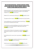 RNC OB CERTIFICATION EXAM  -INPATIENT OBSTETRIC NURSING &vert;ACTUAL QUESTIONS AND VERIFIED ANSWERS &vert;GRADED A&plus; &vert;PASS ON FIRST ATTEMPT&vert;BRAND NEW 2026 UPDATE&excl;&excl;&excl;&excl;&excl;