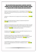 RNC OB CERTIFICATION EXAM REVIEW -INPATIENT OBSTETRIC NURSING &vert;ACTUAL QUESTIONS AND VERIFIED ANSWERS &vert;GRADED A&plus; &vert;PASS ON FIRST ATTEMPT&vert;BRAND NEW 2026 UPDATE&excl;&excl;&excl;&excl;&excl;